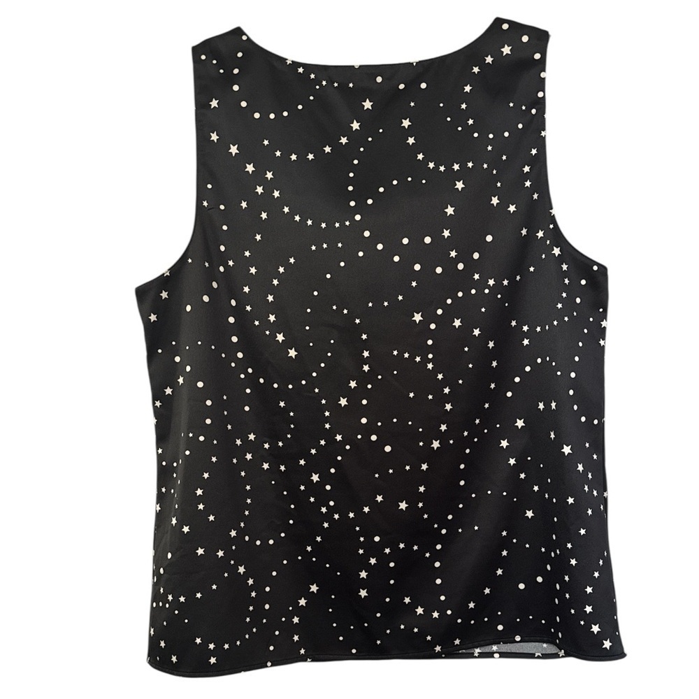 Ann Taylor Cowl Neck Starry Sleeveless Top - Picture 5 of 5